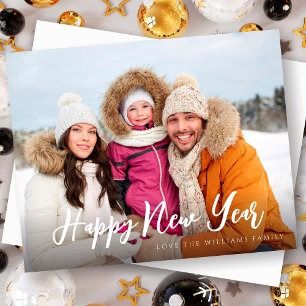 Feliz ano novo de orçamento Foto Chic minimalista 