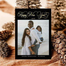 Feliz Ano Novo Família 4 Colagem de Fotos
