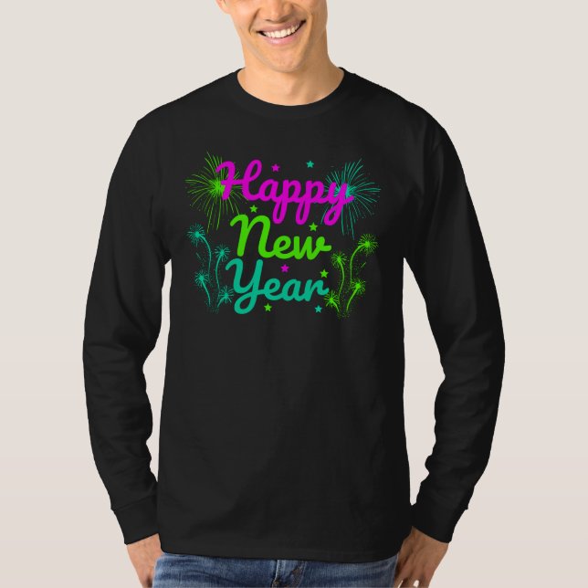 Feliz ano novo T-Shirt (Frente)
