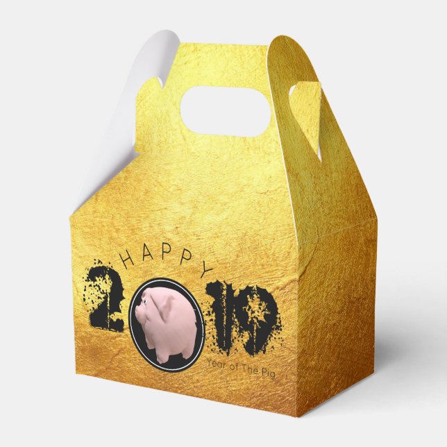 Feliz Ano PI 2019 ouro 3D Original Caixa 1 (Frente)