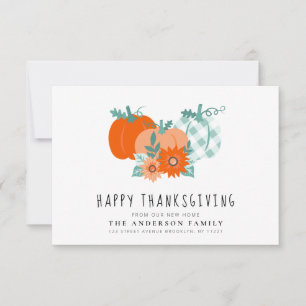 Feliz anúncio comovente do Dia de Ação de Graças