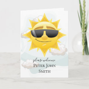 Feliz Anúncio do bebê Sunshine