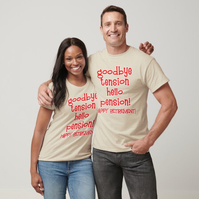 Feliz aposentadoria! Camisetas e Presentes de Reti (Unissex)