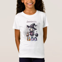 Feliz Boo Ghost Halloween Kids T-Shirt