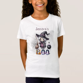 Feliz Boo Ghost Halloween Kids T-Shirt
