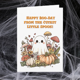 Feliz Bote Day Ghost Fotografia Ghost Cartões de D