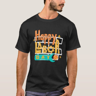 FELIZ CAMISA DE TRABALHO CLÁSSICA T-SHIRT