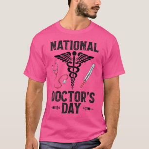 Feliz Camisa Engraçada Do Médico Nacional Para O M