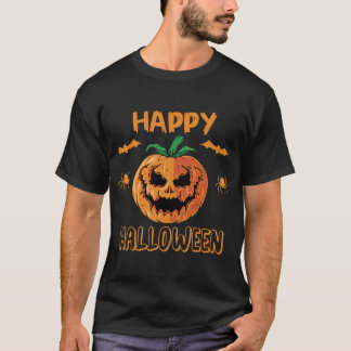 "Feliz Camiseta Pumpkin de Halloween - Estação Spo