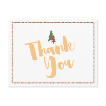 Feliz Camper Obrigado Cartão Postal