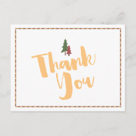 Feliz Camper Obrigado Cartão Postal