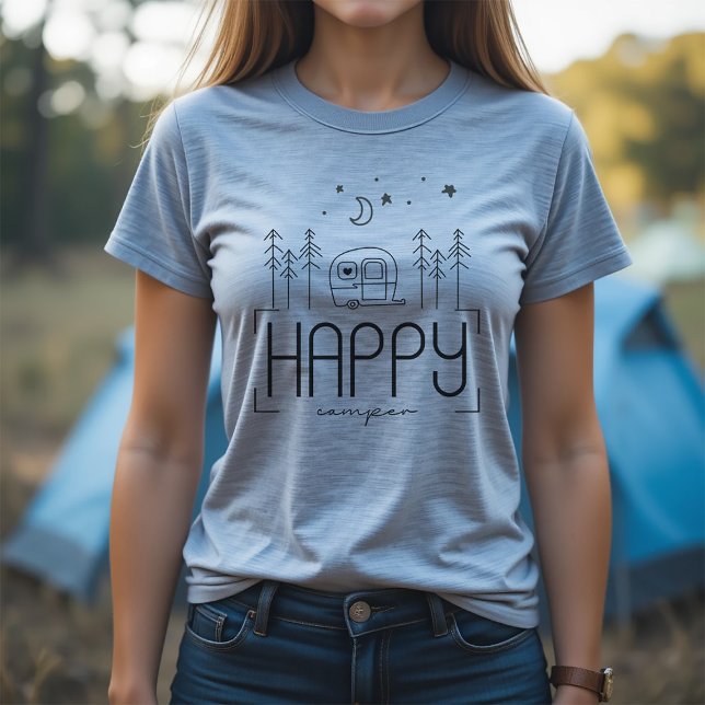 Feliz Camper T-Shirt (Criador carregado)