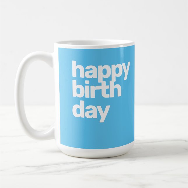 feliz caneca de presente de aniversário muito simp (Esquerda)