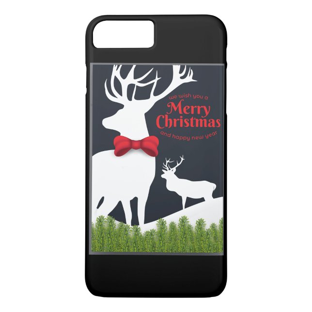 Feliz capas de iphone de Casamento de Natal ("A little holiday magic in your hands - cozy reindeer"
snowy night and Christmas cheer.")