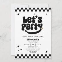 Feliz Cara Qualquer Convite De Aniversário De Idad