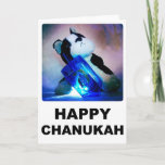Feliz Cartão Chanukah<br><div class="desc">Celebre o Festival das Luzes com este Puppy e o seu pequeno cartão de sonho!</div>