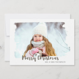 Feliz Cartão com fotos de Natal