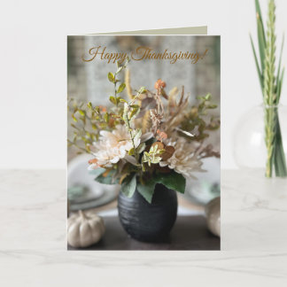 Feliz cartão de Ação de Graças