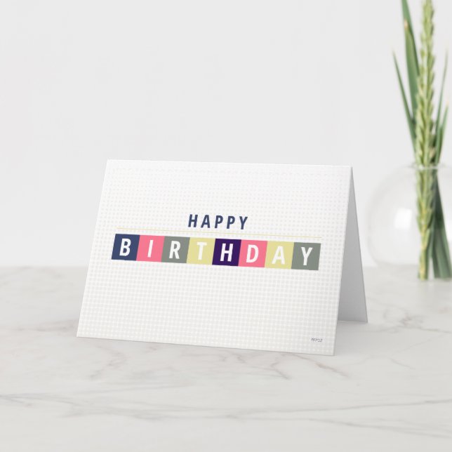 Feliz Cartão de Aniversário (Frente)