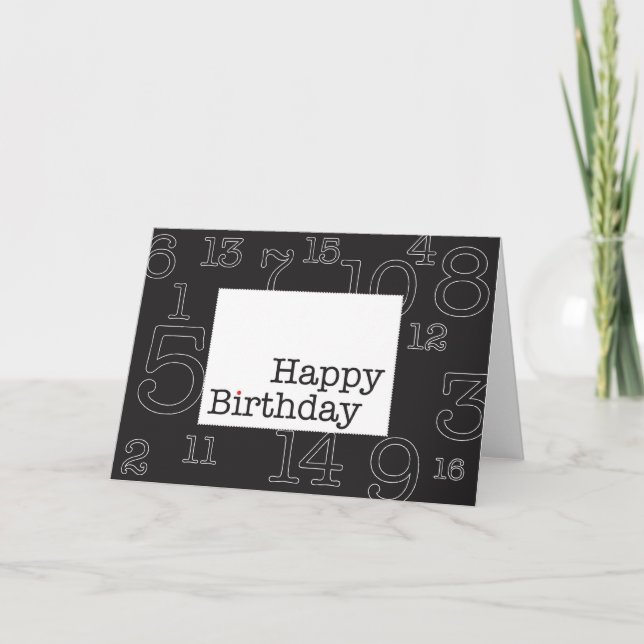 Feliz Cartão de Aniversário (Frente)