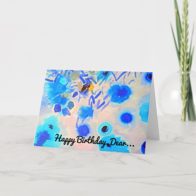 Feliz Cartão de Aniversário (Frente)