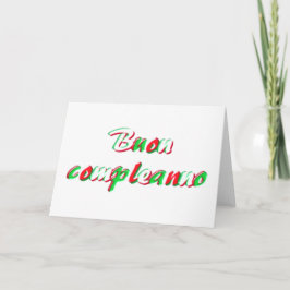 Feliz cartão de aniversário