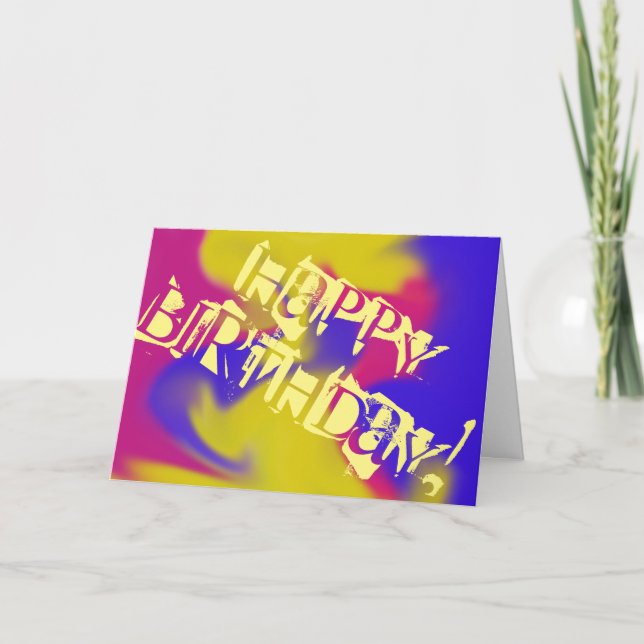 Feliz Cartão de Aniversário (Frente)