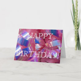 FELIZ cartão de aniversário