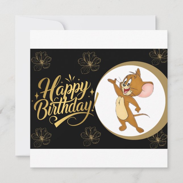 Feliz Cartão de Aniversário (Frente)