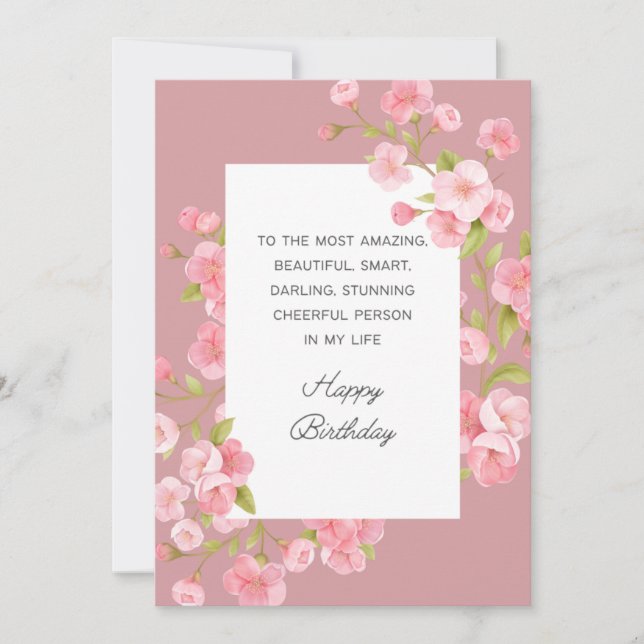 Feliz Cartão de Aniversário (Frente)