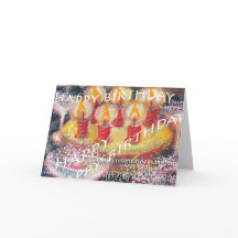 Feliz cartão de aniversário