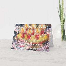 Feliz cartão de aniversário