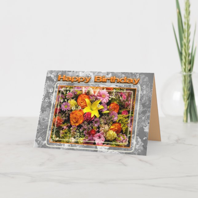 Feliz Cartão de Aniversário (Frente)