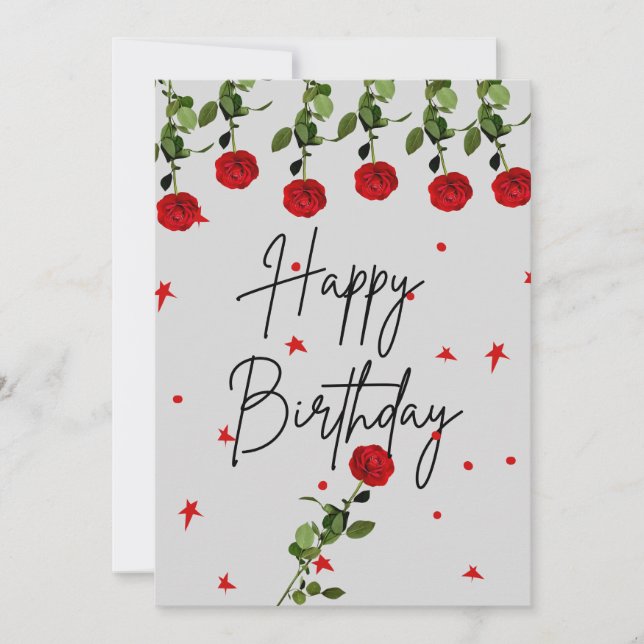 Feliz Cartão de Aniversário (Frente)