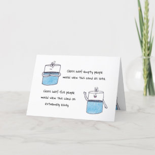 Feliz Cartão de Aniversário Atrasado