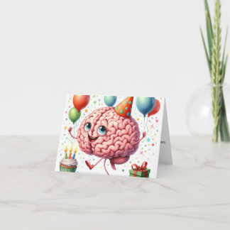 Feliz Cartão de Aniversário Brainy