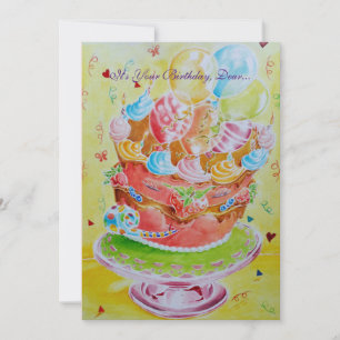 Feliz cartão de aniversário de 50 anos