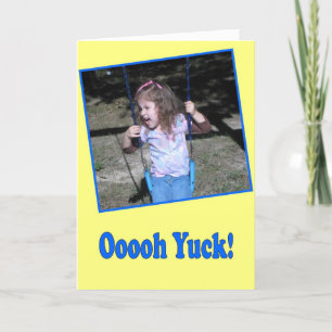 Feliz cartão de aniversário engraçado "Eu vejo vel