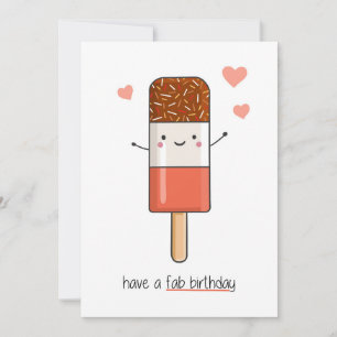 Feliz Cartão de Aniversário - Fab