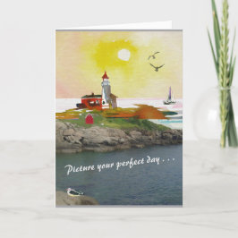 Feliz Cartão de Aniversário Foto do Seu Dia Perfei