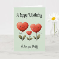 Feliz Cartão De Aniversário Para Pai, Com Poema,