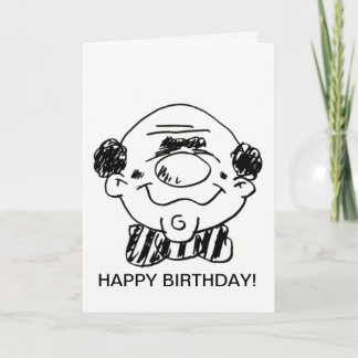 Feliz cartão de aniversário para uma cara Excelent