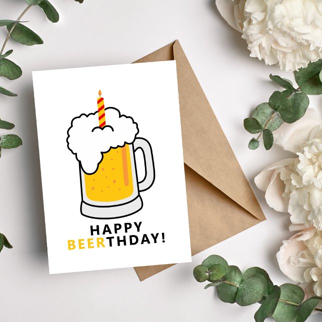 Feliz Cartão de Beerthday (Criador carregado)