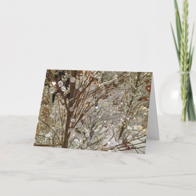 Feliz cartão de boas-vindas de Natal (Frente)