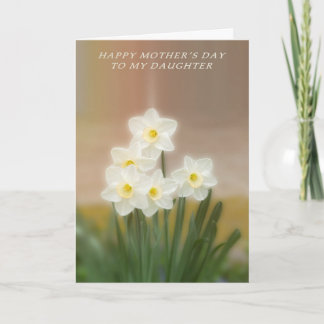 Feliz cartão de Dia de as mães para minha filha