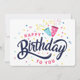 Feliz Cartão de Férias de Aniversário