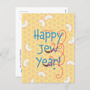 Feliz Cartão de Férias Rosh Hashanah, Ano Judeu