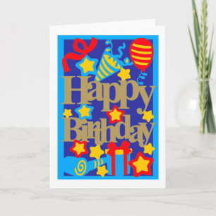 Feliz Cartão de Festa de Aniversário