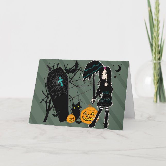 Feliz Cartão de Halloween (Frente)
