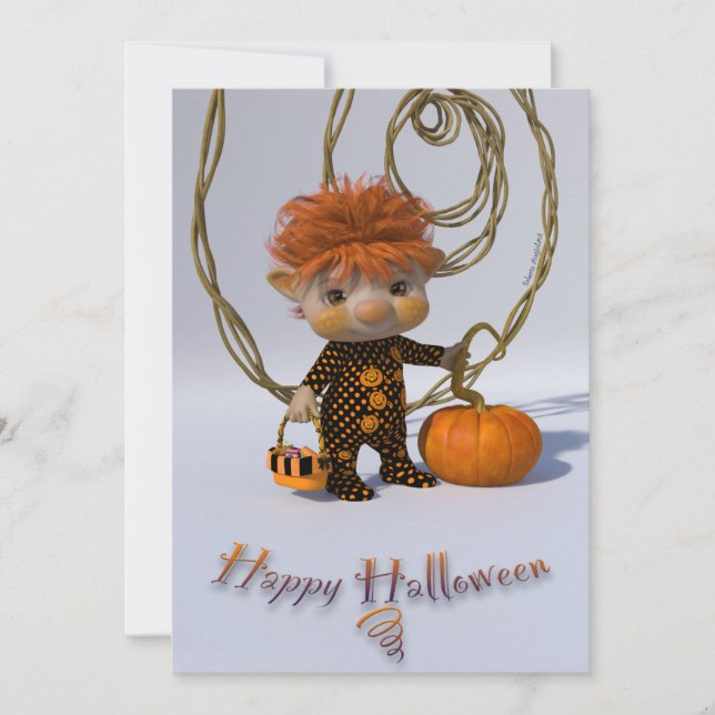 Feliz Cartão de Halloween (Frente)